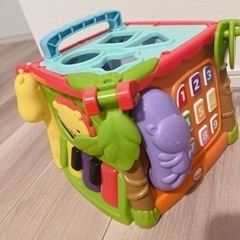  フィッシャープライス fisher price バイリンガル ラーニングボックス 6カ月~ 知育 英語 外国語 おもちゃ　の画像