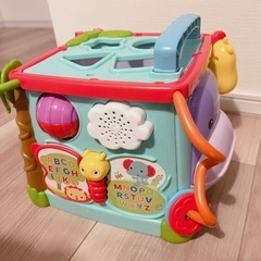  フィッシャープライス fisher price バイリンガル ラーニングボックス 6カ月~ 知育 英語 外国語 おもちゃ　の画像