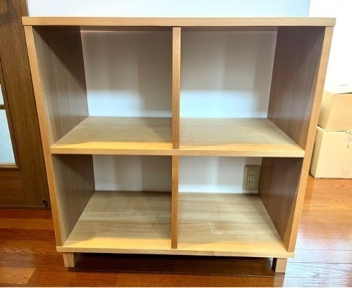 無印良品　タモ材シェルフ