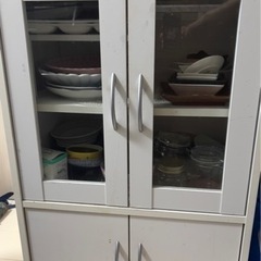 [急募]家電 テレビ TV 液晶テレビ 家具 収納棚 食器棚 セットの画像