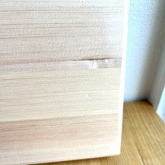 ヒノキのまな板　新品の画像