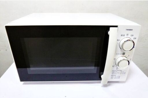 電子レンジ　DR-D429　動作良好　60Hz専用　西日本　700W 2020年製　出力切替6段階　15分タイマー　TWINBIRD　ツインバード　国内メーカー