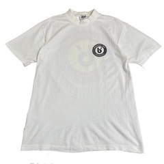 90s anvil アンビル モックネックtシャツ 両面プリント Mサイズの画像