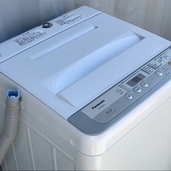 E429◇パナソニック◇洗濯機5.0kg◇2018年製◇送風乾燥機能◇NA-F50B11