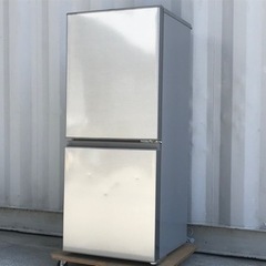 E428J◇アクア◇2ドア冷蔵庫◇126L◇2021年製◇シルバ...