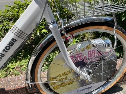 ?新車?子供自転車女の子マルイシSHIMANO/外装6段変速LEDオートライト 