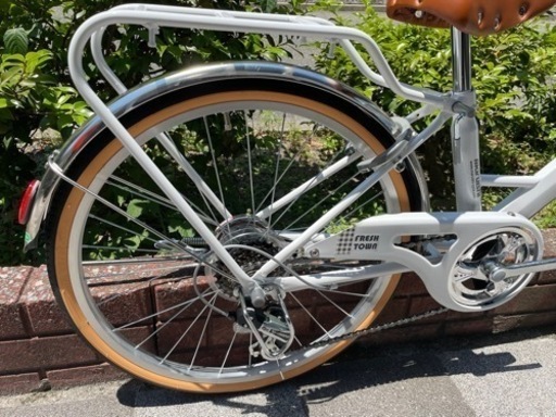 ?新車?子供自転車女の子マルイシSHIMANO/外装6段変速LEDオートライト 