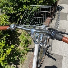 🔶新車🔶子供自転車　女の子　マルイシ　SHIMANO/外装6段変速　LEDオートライト　人気のホワイト✨　点検調整永久無料　西宮市　自転車の画像