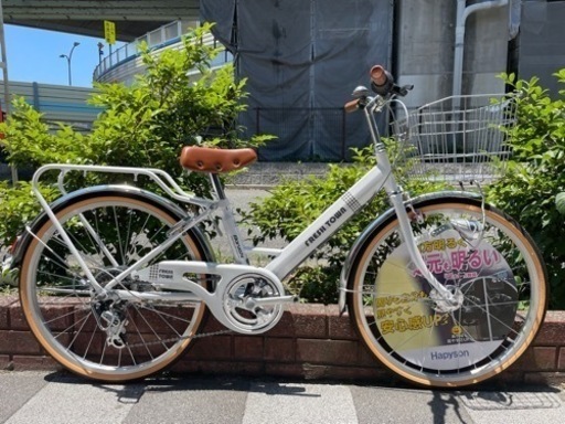 ?新車?子供自転車女の子マルイシSHIMANO/外装6段変速LEDオートライト 