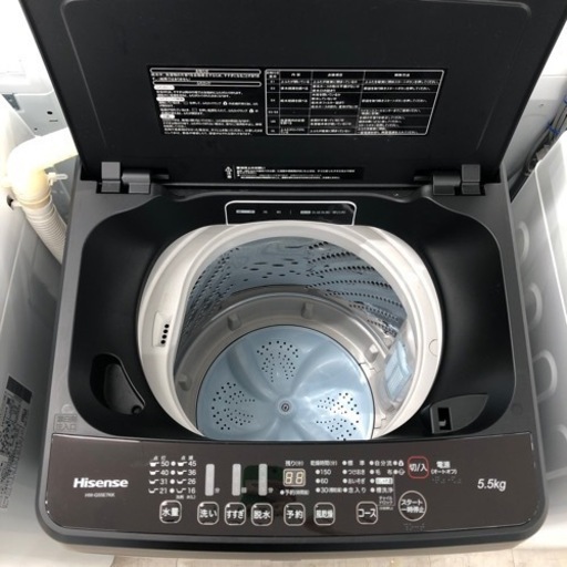安心の6ヶ月保証！Hisense 全自動洗濯機【トレファク堺福田店】の通販 
