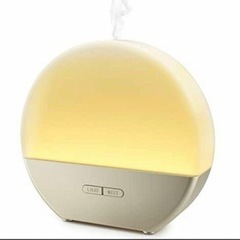 コンパクトアロマディフューザー 加湿器 70ml ライト付き