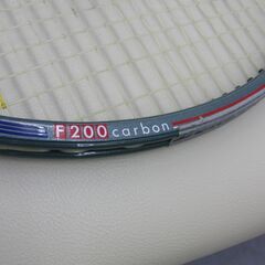 希少 ROSSIGNOL テニスラケット F200 carbon ケース付き 80年代 フランス製 ロシニョール カーボン 札幌 手稲の画像