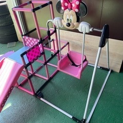 良品★ミニーちゃん ジャングルジム 滑り台 ブランコの画像
