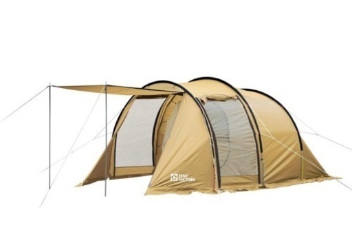 テントファクトリー フォーシーズントンネル2ルームテント 4 人用