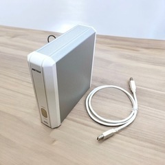 通電確認のみ　BUFFALO 外付けHDD HD-250U 