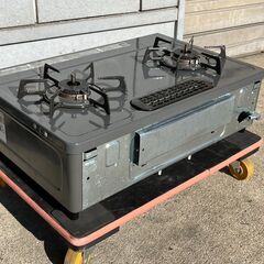 LPガス用 2口 ガステーブル リンナイ RT64JH-R 2015年製 中古動作品 クリーニング済み の画像