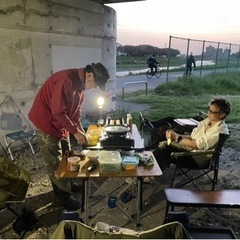 明日22日土曜日13時から犀川で昼飲み🍺男前な焚き火会 - 友達