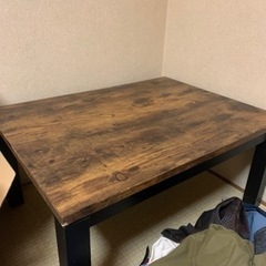 ニトリカフェテーブル家具 机の画像