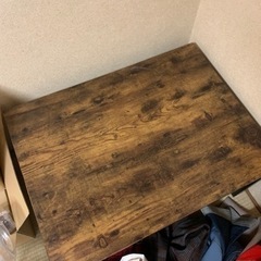 ニトリカフェテーブル家具 机の画像