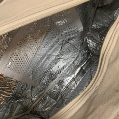 未使用スヌーピ帆布保冷バックの画像