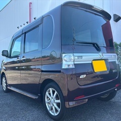 24年式☆月々9千円〜分割可❗️車検2年付き！【名義変更代込み】広い車内！大人気‼️ダイハツ タントカスタム☆SDナビ付き☆TV見れます☆純正アルミ☆事故修復歴無し☆便利なスライドドア☆ドライブレコーダー☆そのまま乗って帰れます！の画像