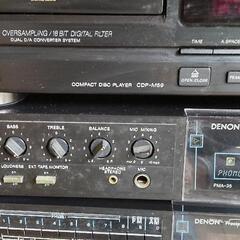 denon  システム　コンポ 　セット　＋　sony CDP-59の画像