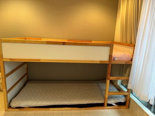 引越しに伴い、2年間使用していた「二段ベッド」を手放すこととなりました。