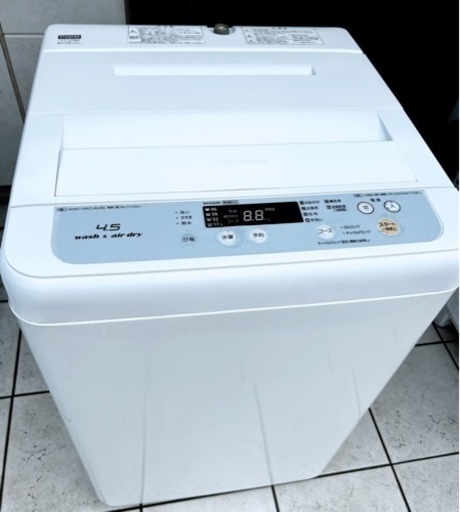 (送料無料) 2018年 洗濯機 パナ パワーミックス洗浄  送風乾燥 お買い得 ④