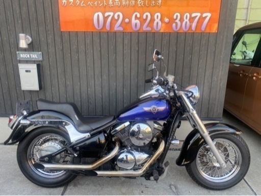 ★60万円　バルカン400クラシック　車検付き！セル1 実働車　走行少ない！カワサキ　バルカン　バルカン400 VN400A