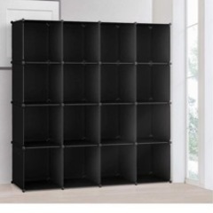 【収納ラック】Vacplus 組み立て式収納ラック×16BOX