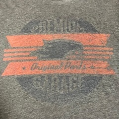 Americam Apparel 染み込みプリントtシャツ  XLサイズの画像