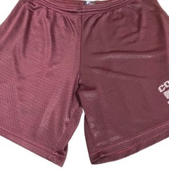 YALE メッシュ ハーフパンツ ワインレッド Lサイズの画像