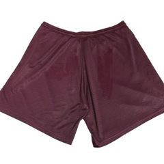 YALE メッシュ ハーフパンツ ワインレッド Lサイズの画像