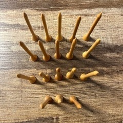 ゴルフ　ウッドティー　70mmロングの画像