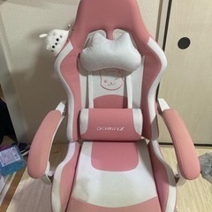 Dowinx ピンク 猫型 ゲーミングチェア