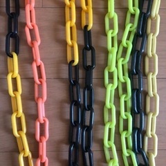 プラスチックチェーン　鎖　仕切り　の画像