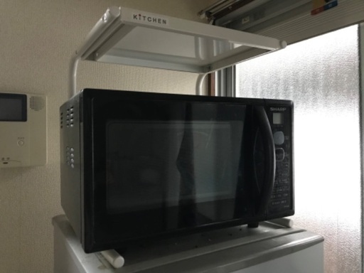 2019年製シャープ電子レンジ\u0026レンジ上ラックのセット
