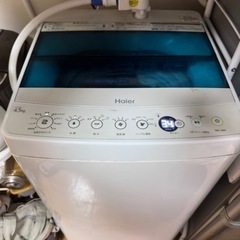 家電　生活家電　洗濯機　Haier 正常動作確認済