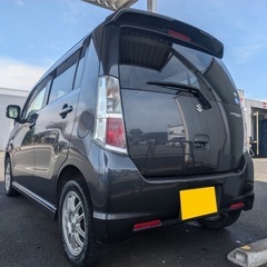 月々9千円〜分割払い可‼️ 車検2年付き！【名義変更代込み】☆スズキ ワゴンRスティングレーT☆HDDナビ付き☆走行中DVD見れます☆快適なターボ☆プッシュスタート☆パドルシフト☆ドライブレコーダー付きのフル装備☆社外アルミ☆そのまま乗って帰れます！の画像
