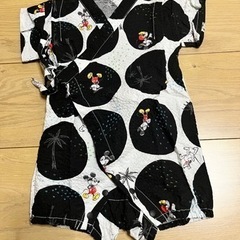 ミッキー　ロンパース風甚平　70