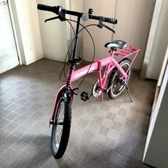　お話中　自転車 折りたたみ自転車