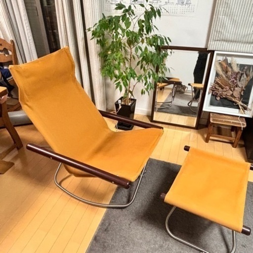 【美品】Nychair X ニーチェアX ロッキング ニーチェアXのオットマン　保証書付