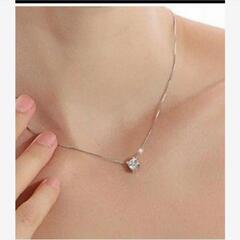 j→→→M18-12 刻印有り/ブリリアントカットスクエアペンダントの画像