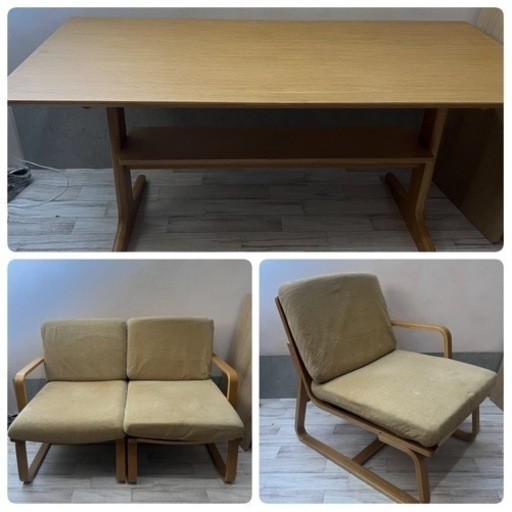 無印良品　家具 ソファー　机　テーブルダイニングセット