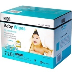 コストコ　ベビーワイプ　おしり拭き　1箱・バラの画像