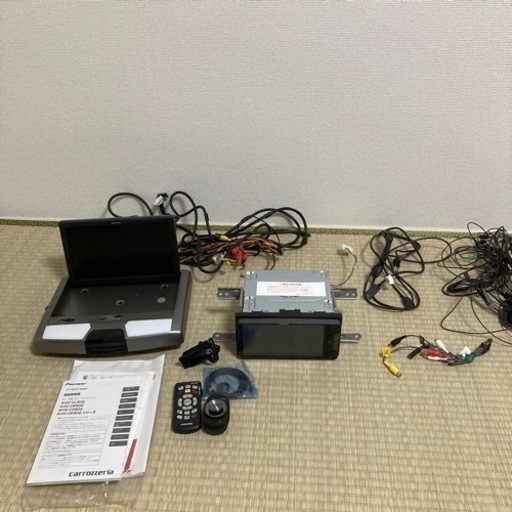 ナビ、フリップダウンモニターセット フリップダウンモニター アルパイン 7WZ X8Z X9Z ナビ対応 出力