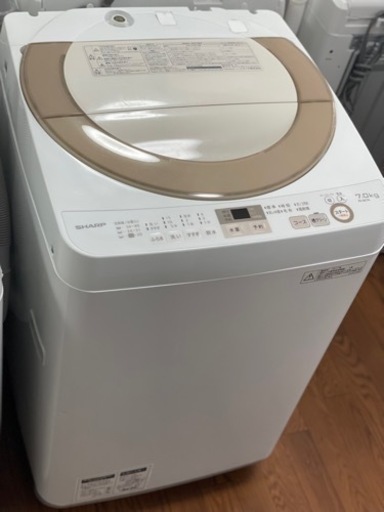 送料・設置込み可　洗濯機　7kg SHARP 2017年