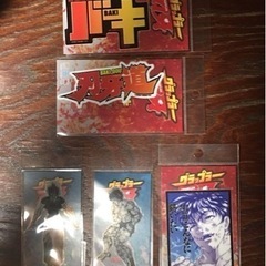 バキ展 クリアファイルとステッカーセットの画像