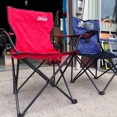 キャンプチェア☆Coleman☆LOGOS☆2脚セット☆格安☆中...