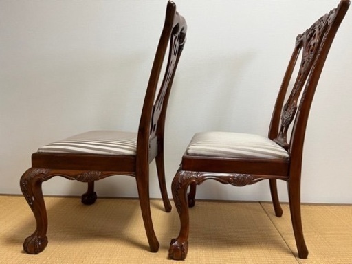 IDC大塚家具ダイニングチェア4脚セット(メルカリ掲載中：メルリン)